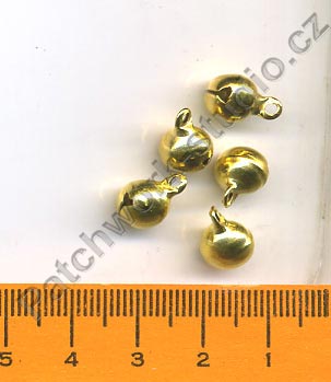 Rolnička 8 mm - zlatá