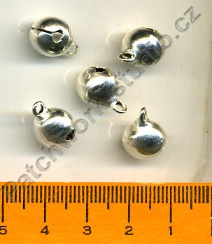 Rolnička 10 mm - stříbrná