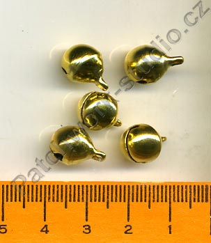 Rolnička 10 mm - zlatá