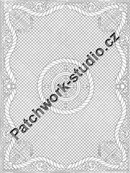 Předtištěný vzor 783B-09 - white
