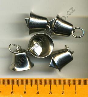 Zvoneček 20 mm - stříbrný